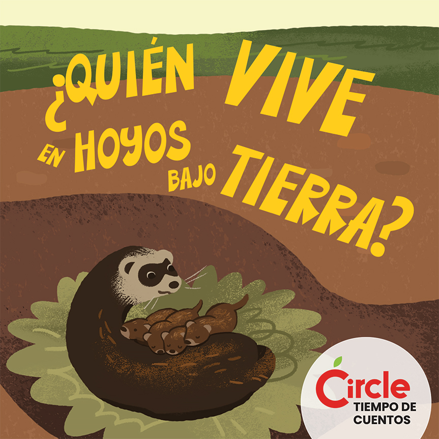 ¿Quién vive en hoyos bajo tierra?